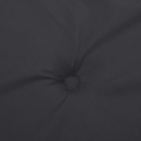 vidaXL Garden Bench Cushion Black 47.2"x19.7"x1.2" Oxford Fabric